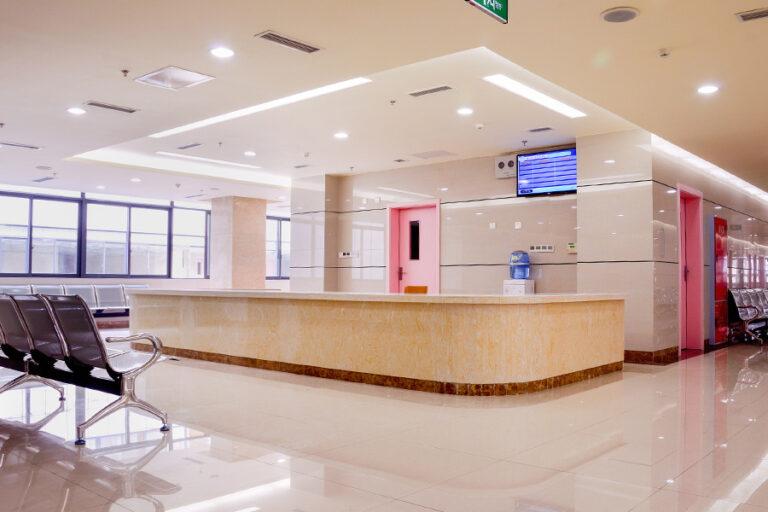 Hospital Interior lighting reception