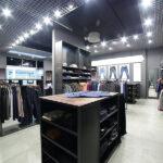 Luxury retail store interior LED lighting