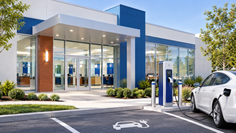 Bank EV charging image